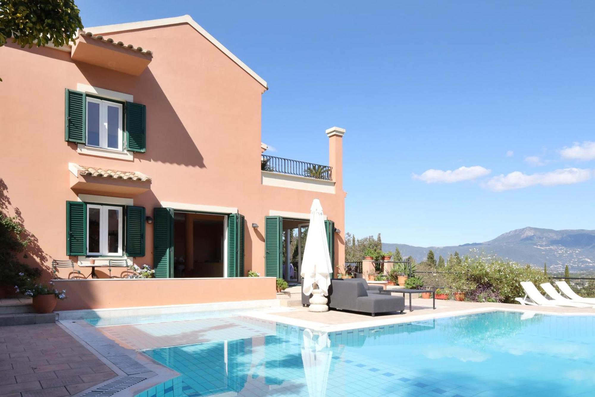 Vila Casa T With Amazing Views In Corfu Kontokali Exteriér fotografie