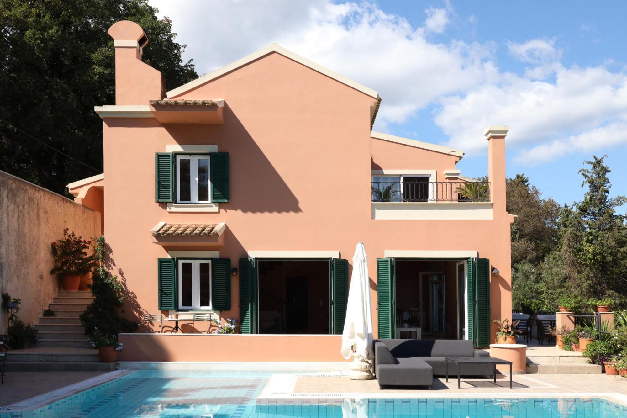 Vila Casa T With Amazing Views In Corfu Kontokali Exteriér fotografie