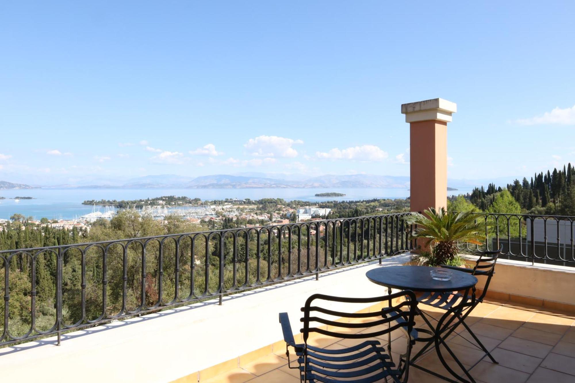 Vila Casa T With Amazing Views In Corfu Kontokali Exteriér fotografie
