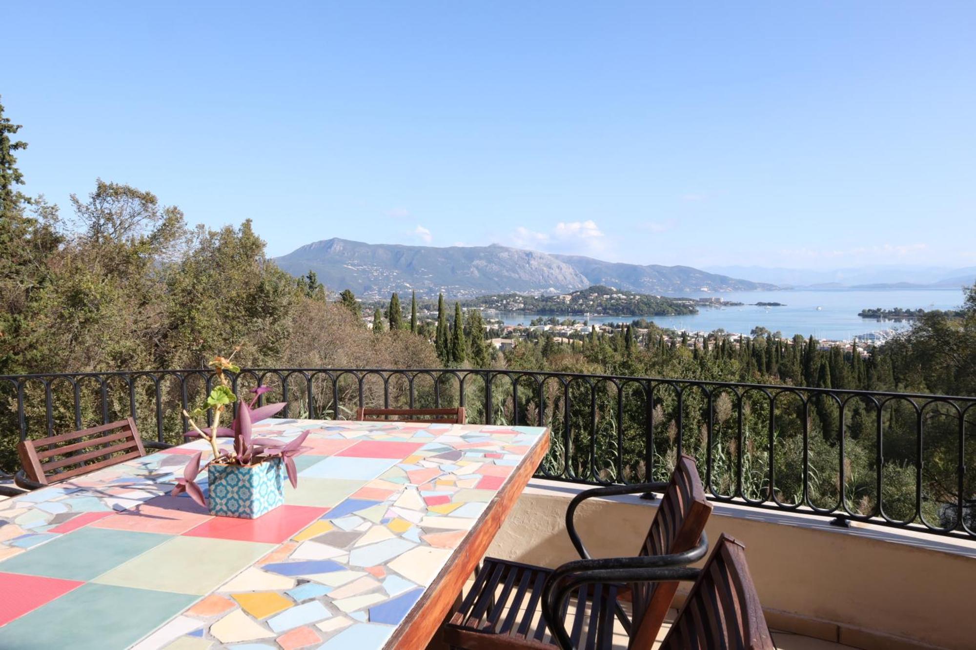 Vila Casa T With Amazing Views In Corfu Kontokali Exteriér fotografie
